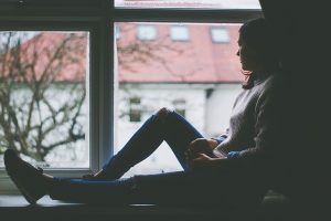 Lupus Depresssion - Woman in window